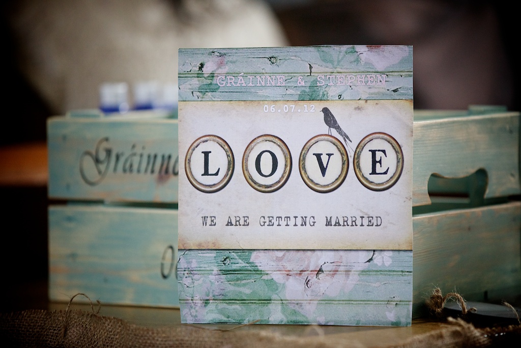 rustic love wedding mass booklet